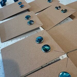 Resin Glitter Earrings